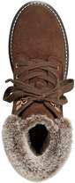 Thumbnail for your product : Bandolino Fur Collar Lace-up Hiker Boots - Lauria