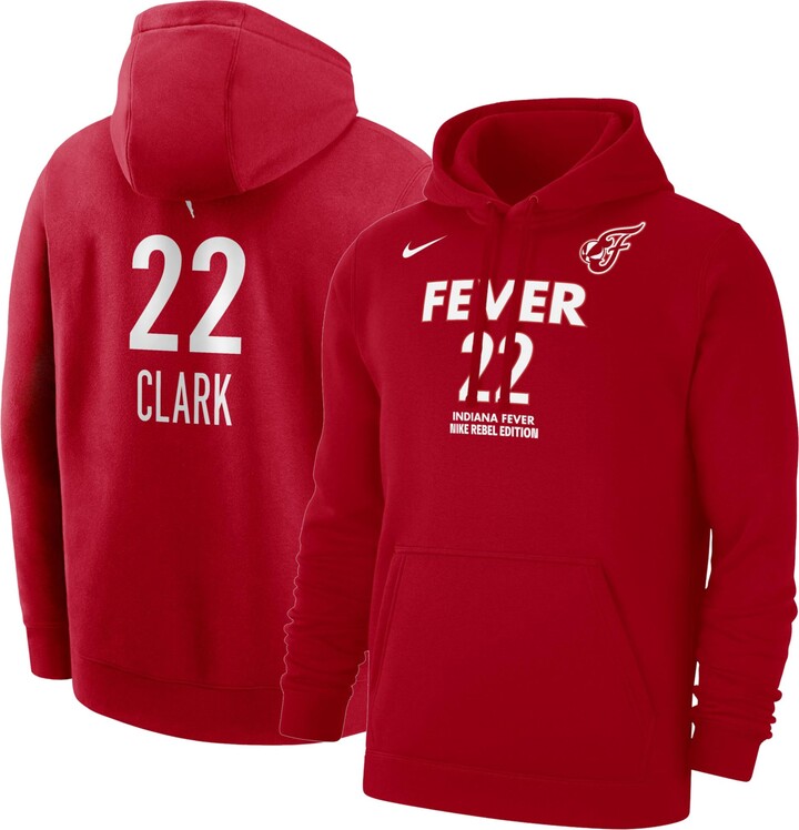 Nike Adult Indiana Fever Caitlin Clark #22 Red Pullover Hoodie, Men's, XL