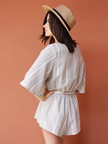 Thumbnail for your product : West Coast Wardrobe Rebel Child Woven Romper In Beige
