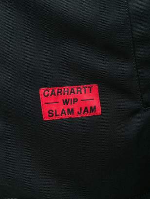 Carhartt patch detail zipped jacket