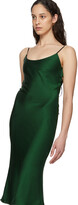 Thumbnail for your product : CHRISTOPHER ESBER Green Tie Back Bias Slip Dress