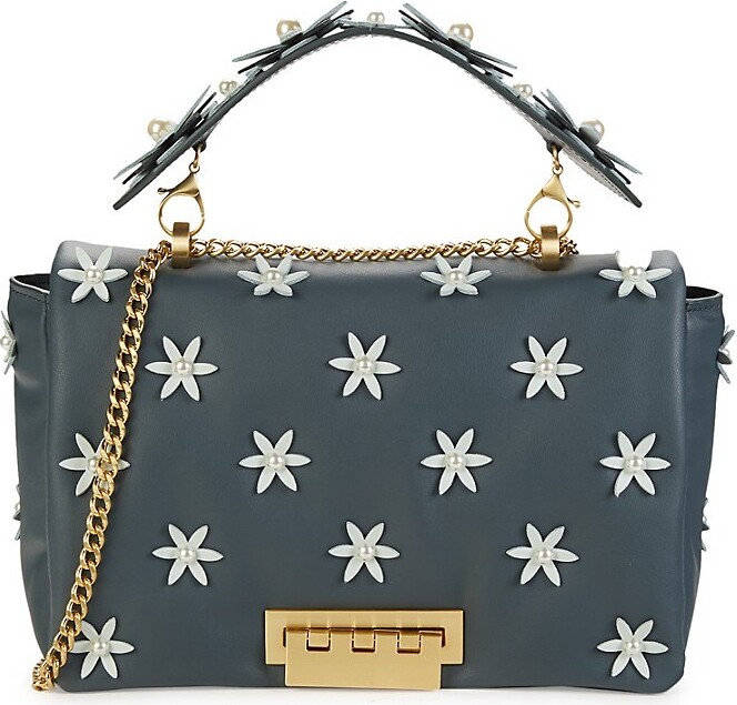 Zac Posen Mini Eartha Faux Pearl-Embellished Top Handle Bag on SALE