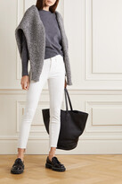 Thumbnail for your product : Frame Le Skinny De Jeanne Raw Stagger Mid-rise Jeans - White