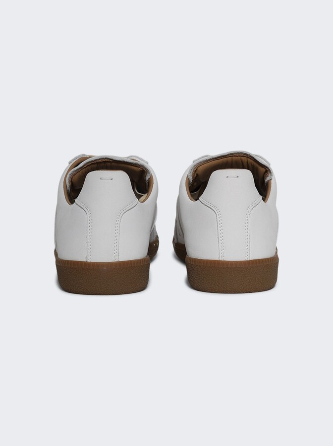 Maison Margiela Paint Replica Sneakers Dirty Wash White