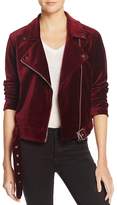 Thumbnail for your product : Paige Shanna Jacket Velvet Moto Jacket - 100% Exclusive