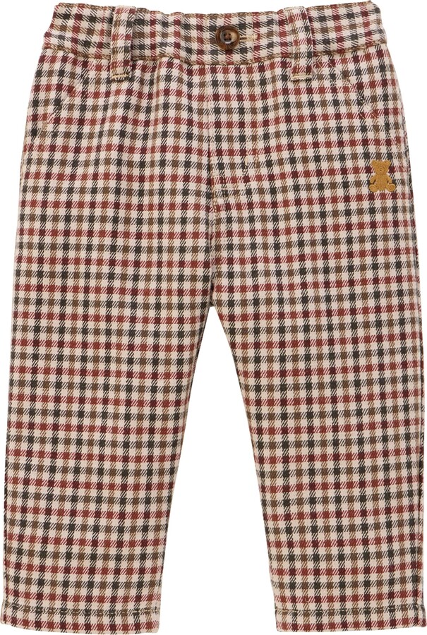 Mikihouse Miki House Cotton Check Trousers