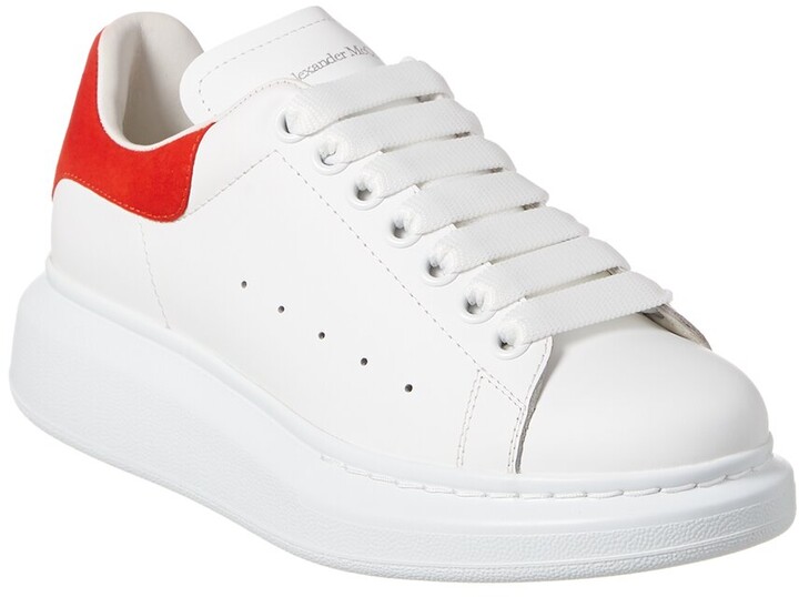 alexander mcqueen trainers red back