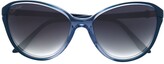 Thumbnail for your product : Cartier Double C Décor butterfly-frame sunglasses