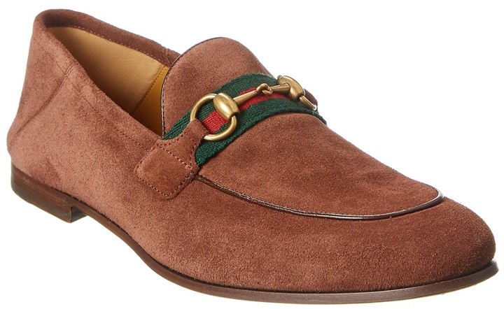 Gucci Suede Loafers Men | Shop the world's largest collection of fashion |  ShopStyle