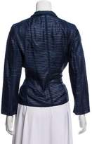 Thumbnail for your product : Akris Punto Striped Silk Jacket