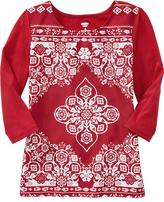 Thumbnail for your product : Old Navy Girls Printed-Front Tops