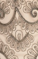 Thumbnail for your product : Pisarro Nights Beaded Mesh Gown (Regular & Petite)