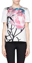 Thumbnail for your product : Nobrand Floral print silk satin top