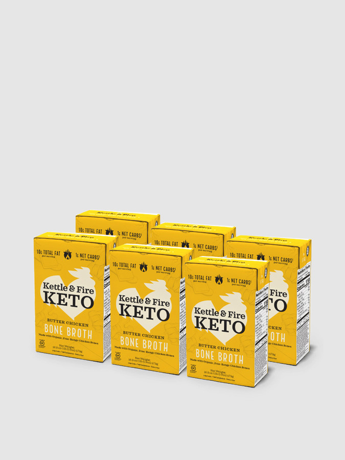 Kettle & Fire 6 Pack Butter Chicken Bone Broth 16oz ShopStyle Beauty Products