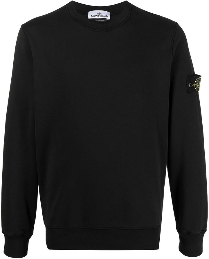 stone island black hoodie sale