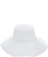 Thumbnail for your product : Helen Kaminski Packable Wide Brim Linen Hat