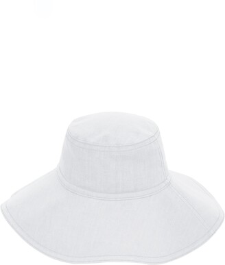 Helen Kaminski Packable Wide Brim Linen Hat