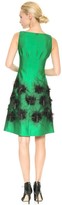 Thumbnail for your product : Lela Rose Cocktail Dress with Embroidered Skirt