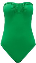 Thumbnail for your product : Eres Cassiopee U-ring Strapless Swimsuit - Green
