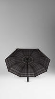 Thumbnail for your product : Burberry Check-lined Folding Umbrella