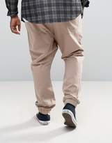 Thumbnail for your product : ASOS Plus Drop Crotch Woven Joggers In Pink