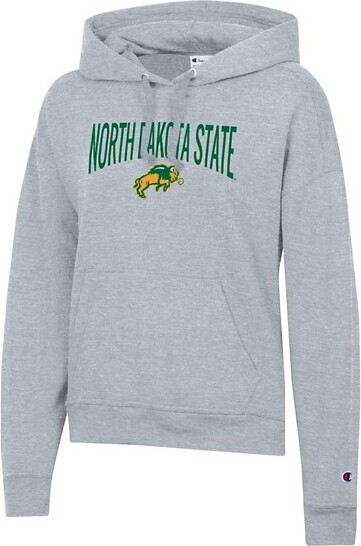 North Dakota State Bison Champion Women's Hoodie Small Grey
