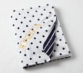 Thumbnail for your product : Pottery Barn Kids Dot & Stripe Chamois Baby Blanket