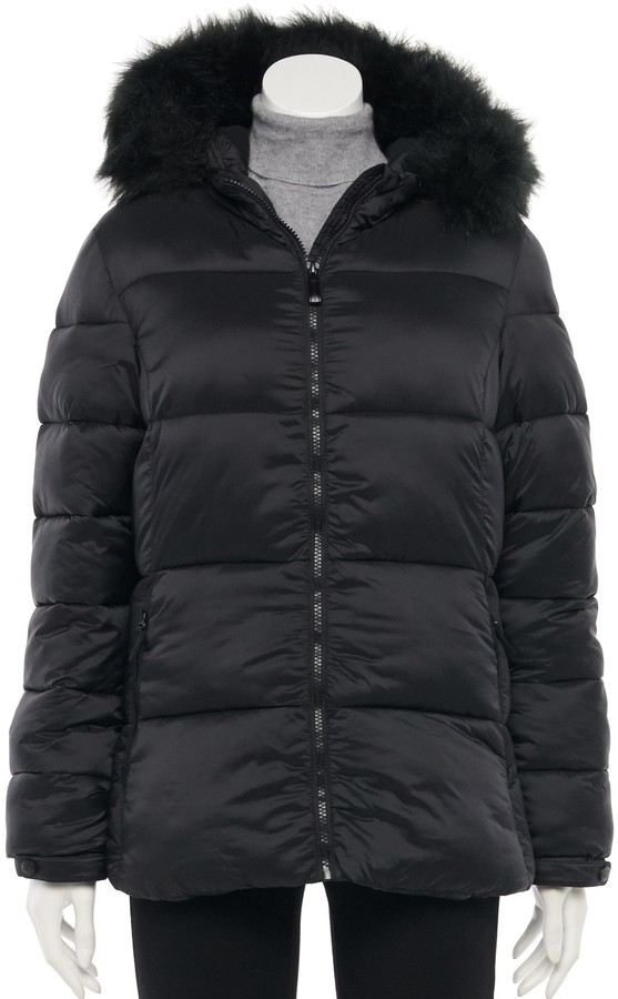 ZeroXposur Women's Vera Faux-Fur Hood Puffer Jacket - ShopStyle Fur Coats
