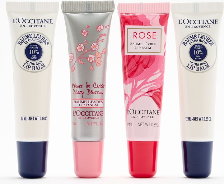 L'Occitane 4-Piece Assorted Lip Balm Collection