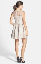 Thumbnail for your product : As U Wish Rosette Fit & Flare Dress (Juniors)