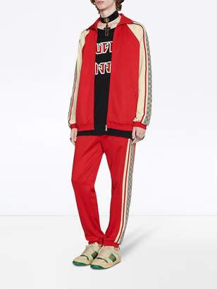 Gucci Oversize t-shirt with metal print