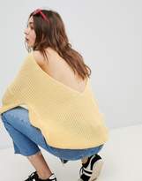 Thumbnail for your product : Glamorous Relaxed Sweater With Scoop Back