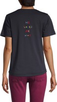 Thumbnail for your product : Chinti and Parker He Loves Me Embroidery Tee