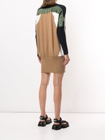 Thumbnail for your product : Sacai Colour-Block Knitted Dress