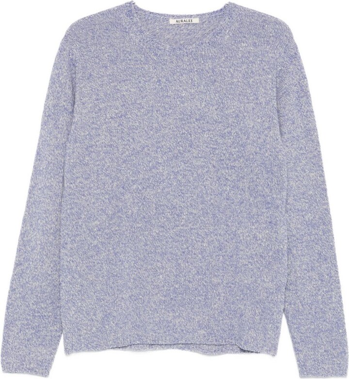 AURALEE Wool And Cotton Crewneck Jumper