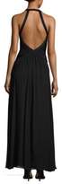 Thumbnail for your product : L'Agence Marvella Silk Halter Maxi Dress