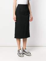 Thumbnail for your product : Comme des Garcons high-rise midi skirt