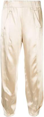 Zero Maria Cornejo elasticated cropped trousers