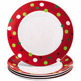 Thumbnail for your product : Rachael Ray Hoot's Set of 4 Dinner Plates – Dots