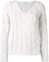 Thumbnail for your product : Lamberto Losani patterend knit sweater