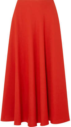Maison Margiela Crepe Midi Skirt - Red