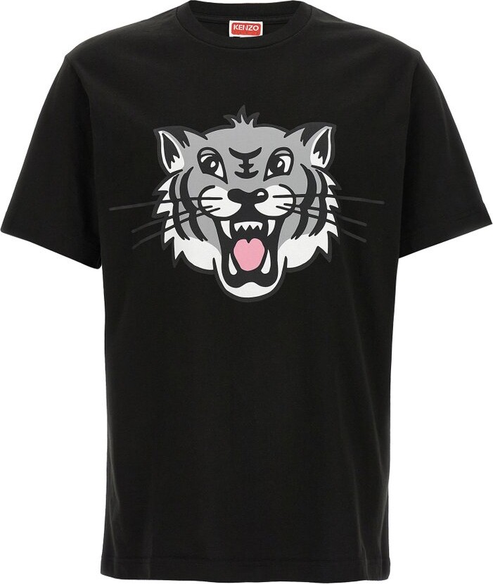 Kenzo Happy Tiger Crewneck T-Shirt