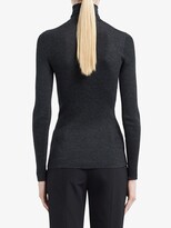 Thumbnail for your product : Prada Roll-Neck Wool-Silk Jumper