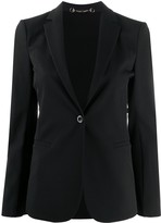 Thumbnail for your product : Gucci Knitted-Panel Fitted Blazer