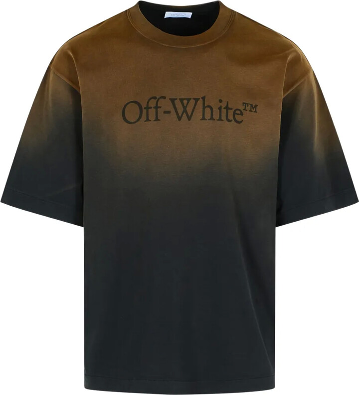 Tシャツ・カットソー Off-White OMAA120S24JER009 WASHED EST 13 SKATE S/S T-shirt Off-White Washed Est 13 Skate T-Shirt in Black - ShopStyle