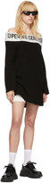 Thumbnail for your product : Opening Ceremony SSENSE Exclusive Black Off-The-Shoulder Dress