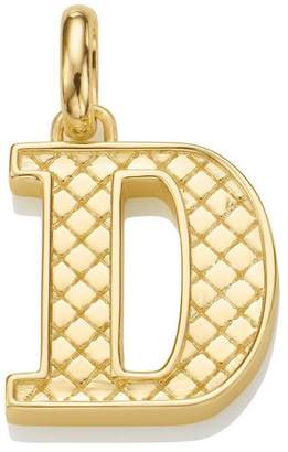 Monica Vinader Gold-Plated Alphabet Pendant A-Z