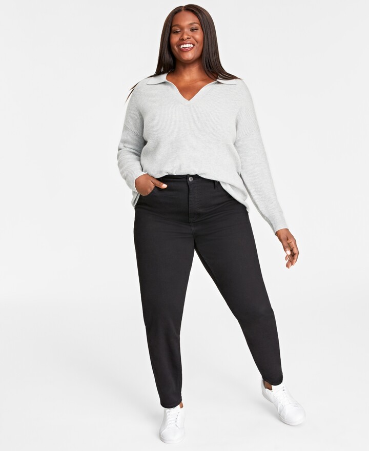 On 34th Plus Size HighRise Skinny Jeans, Regular and Short Lengths