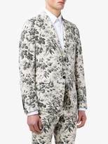 Thumbnail for your product : Gucci Mens White Floral Cotton Tailored Blazer, Size: 50