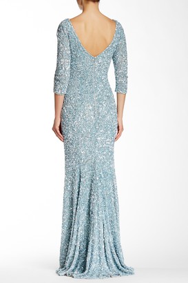 Theia Embellished Evening Gown